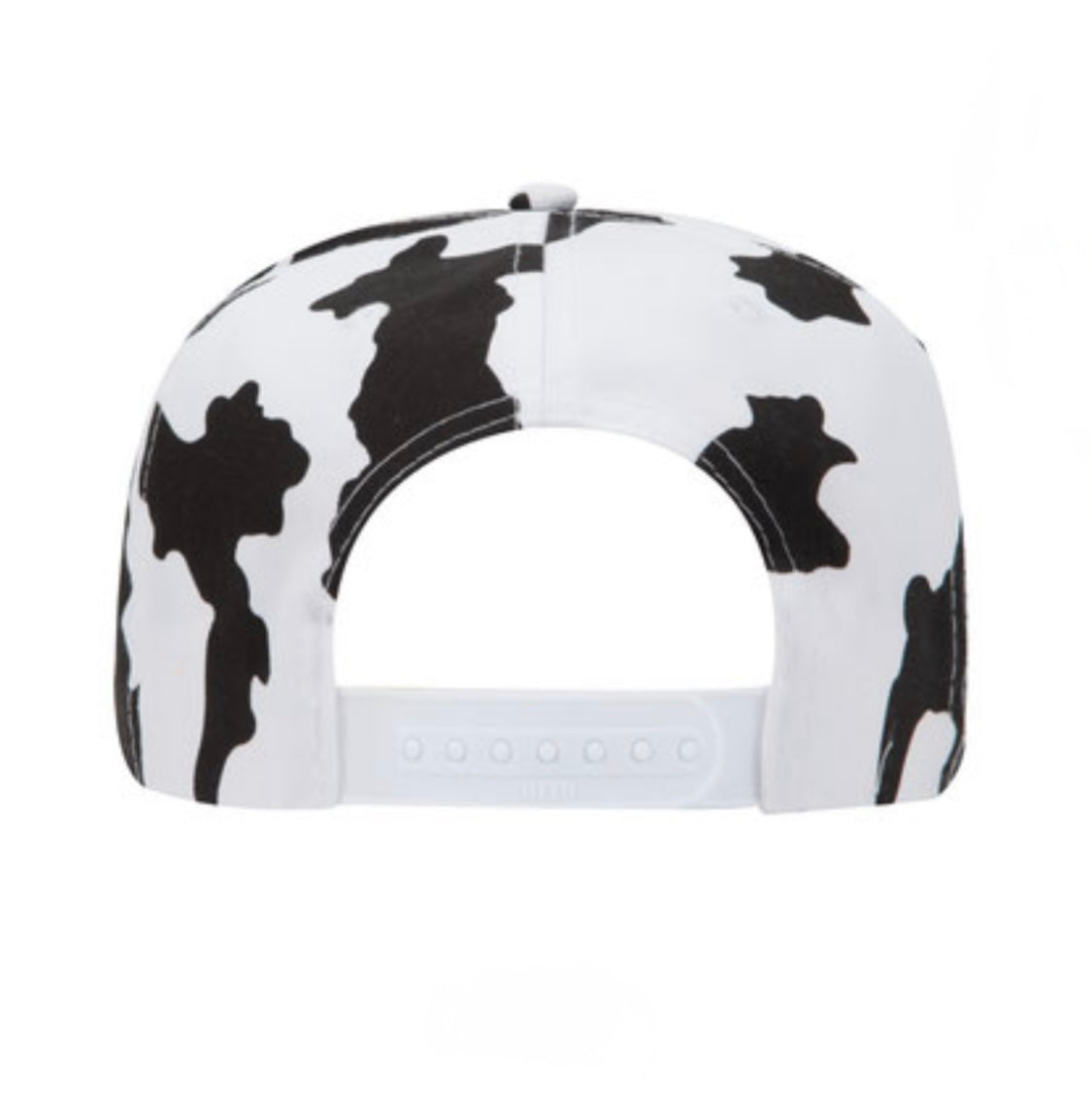 Cow print trucker hat women leather patch Highland cow