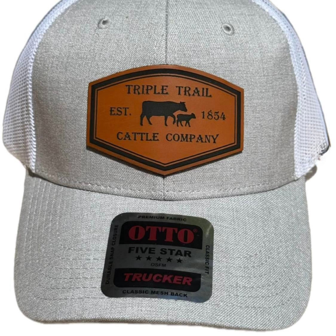 Triple Trail cattle company Otto trucker hat