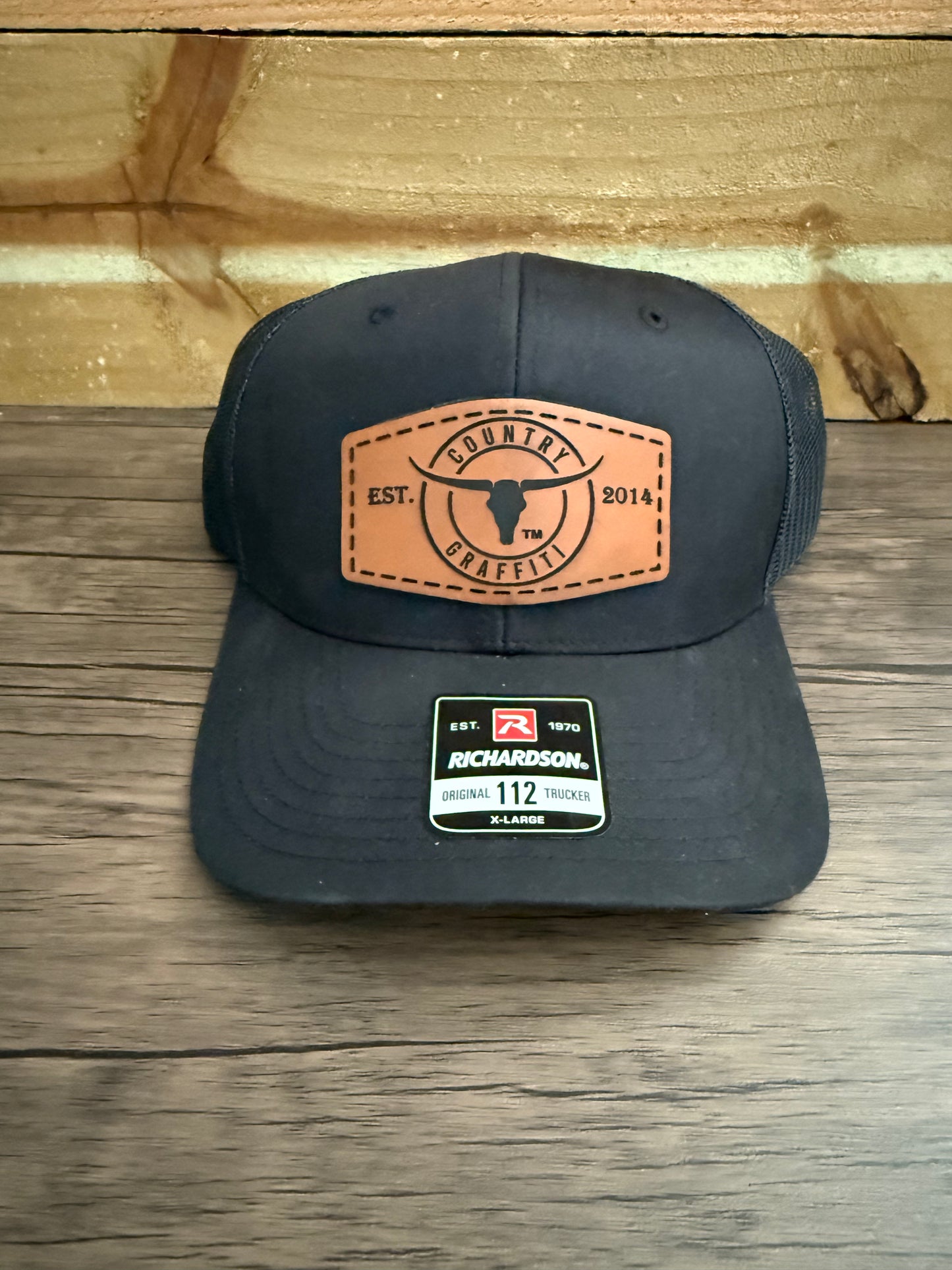 Country Graffiti Texas Longhorn brand Richardson 112 trucker hat.